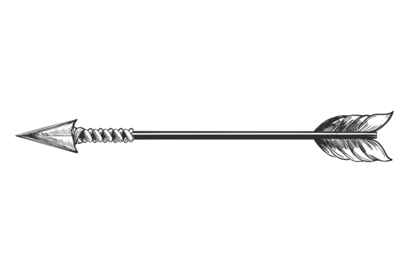 Download Decorative Arrow Sketch. Bohemian Style - Style Collection