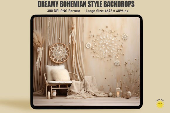 Download Dreamy Bohemian Style Backdrop - Style Collection