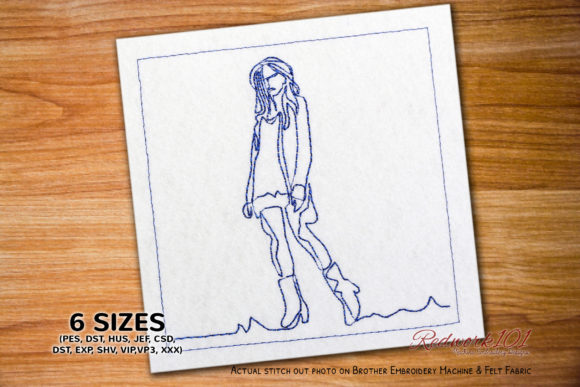 Download Master Modern Bohemian Style Redwork - Style Collection